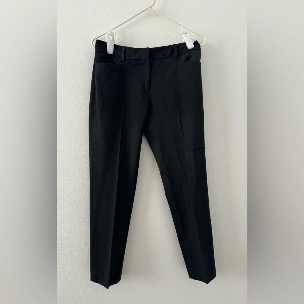 Elliott Lauren Gray Ankle Length Pants Career Office Work Size 4